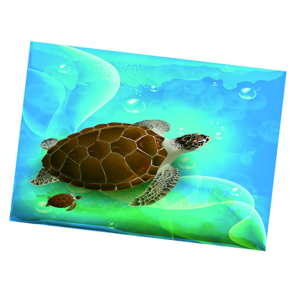marque generique - Autocollant de fond d'aquarium d'aquarium de paysage d'affiche photo 122x46cm - Décoration aquarium