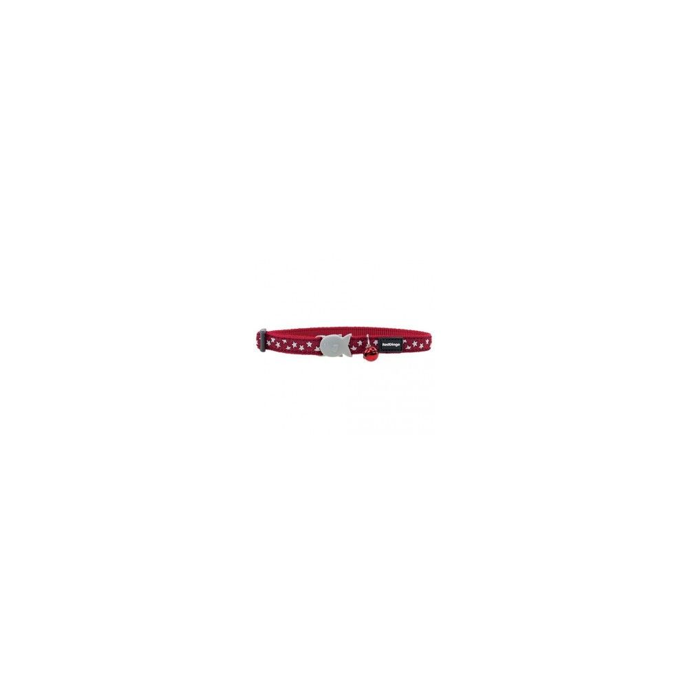 marque generique - Red Dingo Collier uni pour chat 12 mm Tour du cou 20-32 cm - Collier pour chat