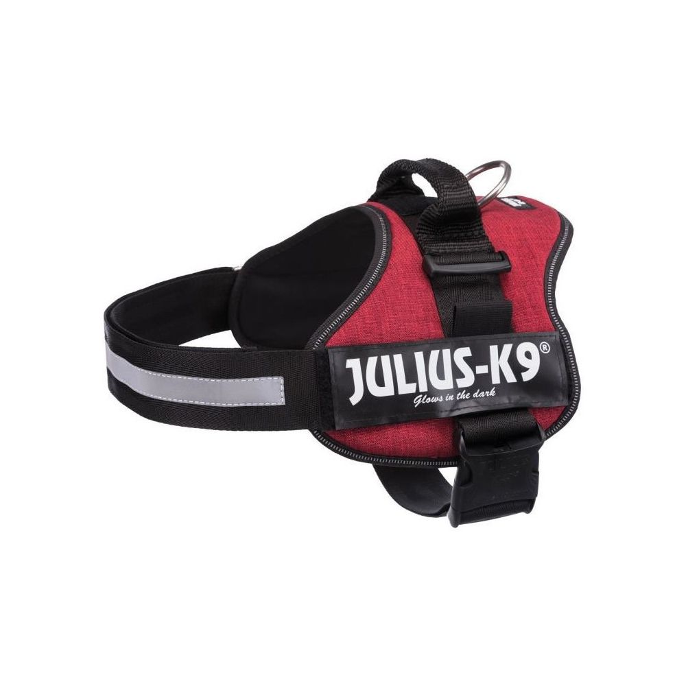 Julius K9 - JULIUS K9 Harnais Power 2?L?XL : 71?96 cm - 50 mm - Rouge bordeaux - Pour chien - Equipement de transport pour chien