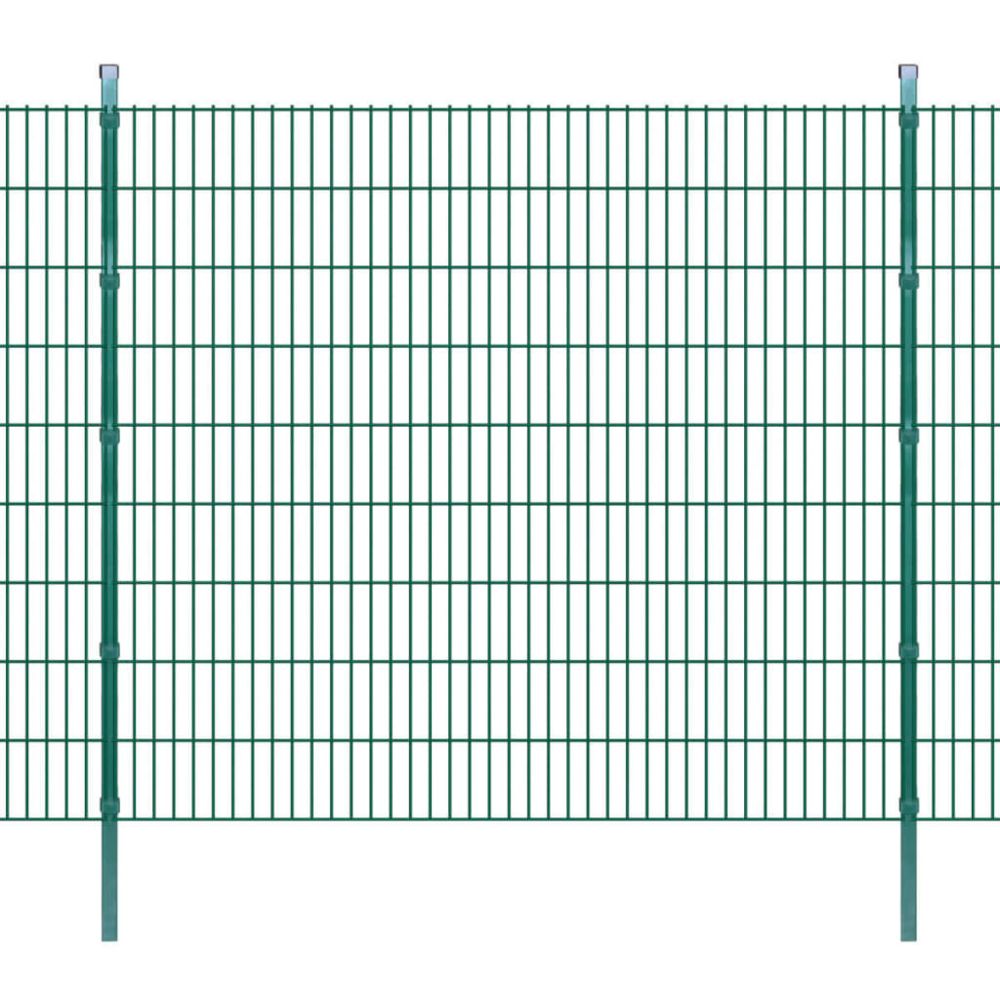 Vidaxl - vidaXL Panneaux et poteaux de clôture 2D pour jardin 2008x1830 mm 30 m - Panneaux et treillis
