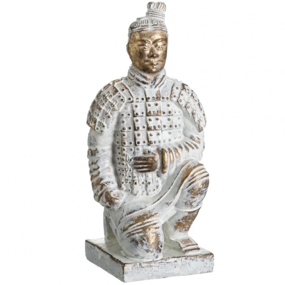 Ixe - Statuette Soldat de l'Empereur Qin 17 cm - Petite déco d'exterieur