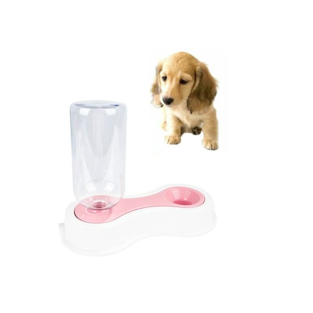 Wewoo - 2 PCS fontaine d'eau potable non-humide de bouche de chien détachable rose - Accessoires aquarium