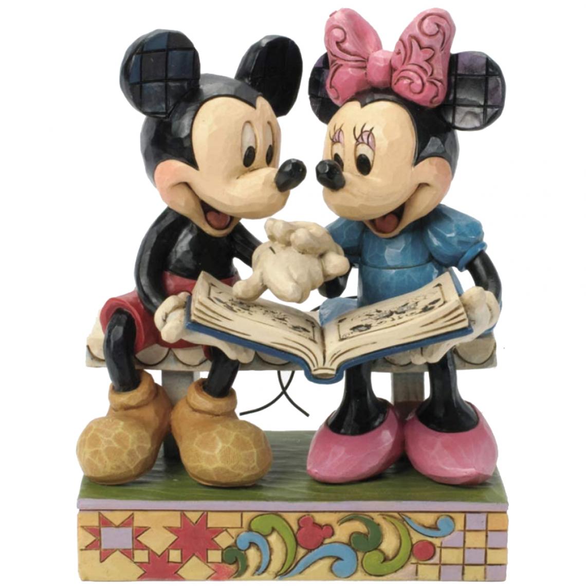 Enesco - Figurine Collection Mickey et Minnie Anniversaire - Petite déco d'exterieur