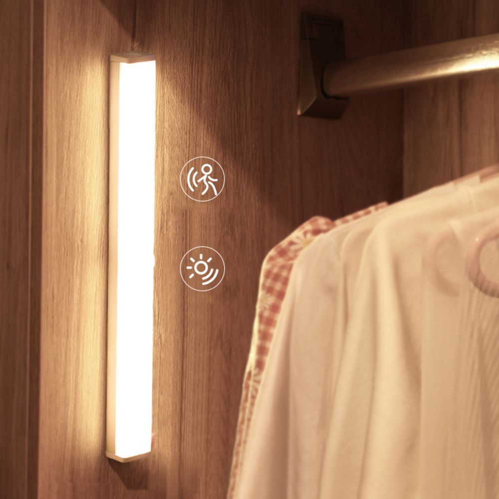 marque generique - LED Sans Fil Sous Le Capteur De Mouvement De Lumière D'armoire Pour Garde-robe Chaud 30cm - Eclairage solaire