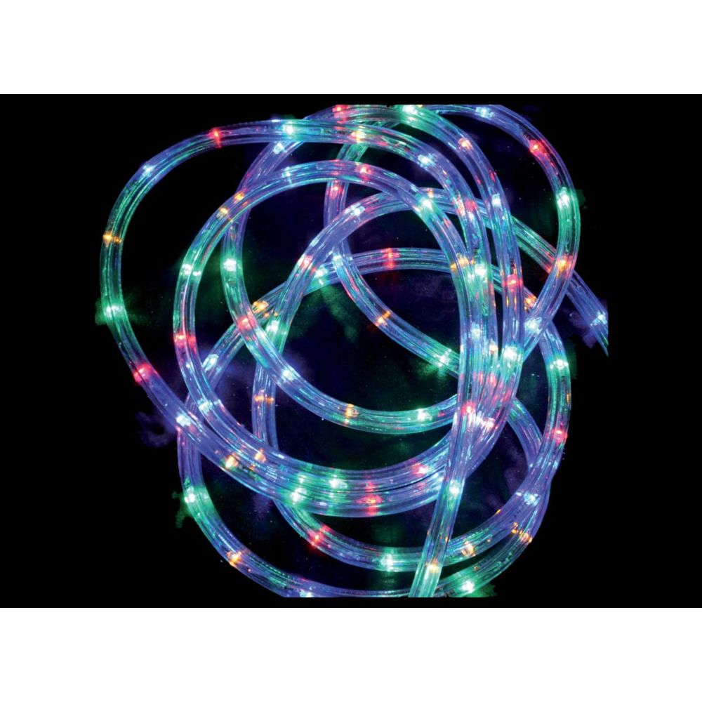 Jardideco - Guirlande lumineuse extérieur Tube LED 8 Fonctions 6 m Multicolore - Lampadaire