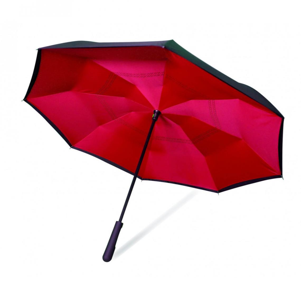 Venteo - Magique Umbrella Intérieur Rouge - Parapluie magique avec ouverture inversée - Couleur ROUGE - Matériel de pose, produits d'entretien