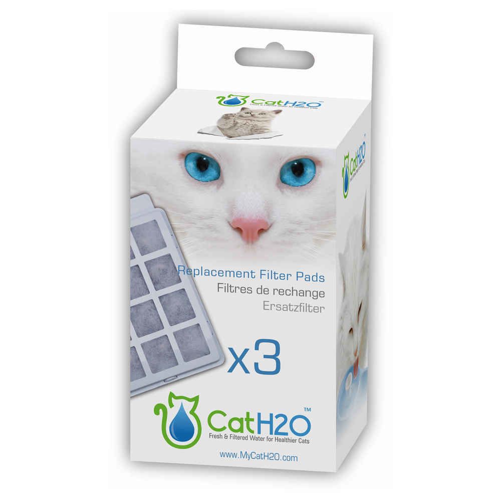 marque generique - Cat H2O - Filtres de Remplacement pour Fontaine à Eau Cat H2O - x3 - Gamelle pour chat