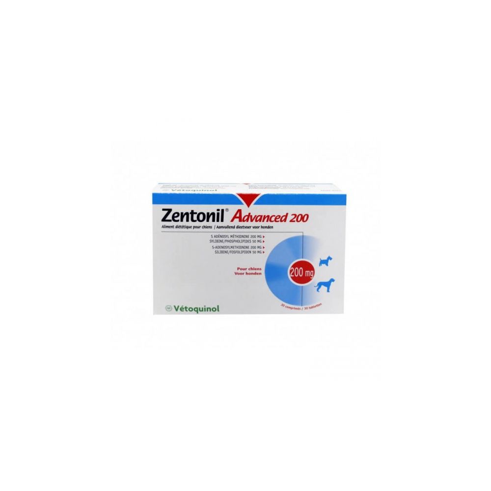 Zentonil - Zentonil Plus Compléments alimentaires troubles hépatiques Pour chiens et chats 200 mg (DLUO 6 mois) - Croquettes pour chien