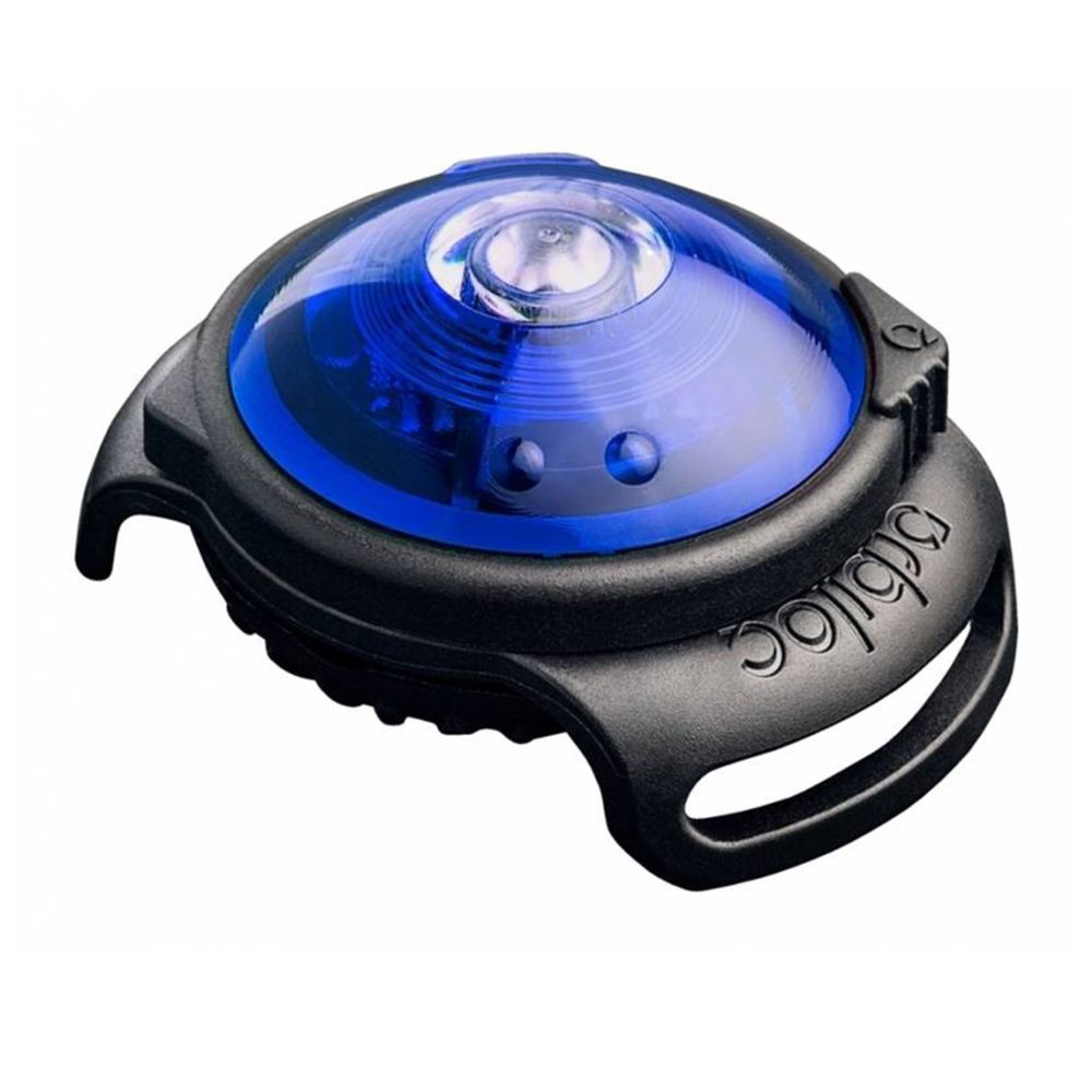 Orbiloc - Lampe de Sécurité LED pour Chien Dog Dual Bleu - Collier pour chien