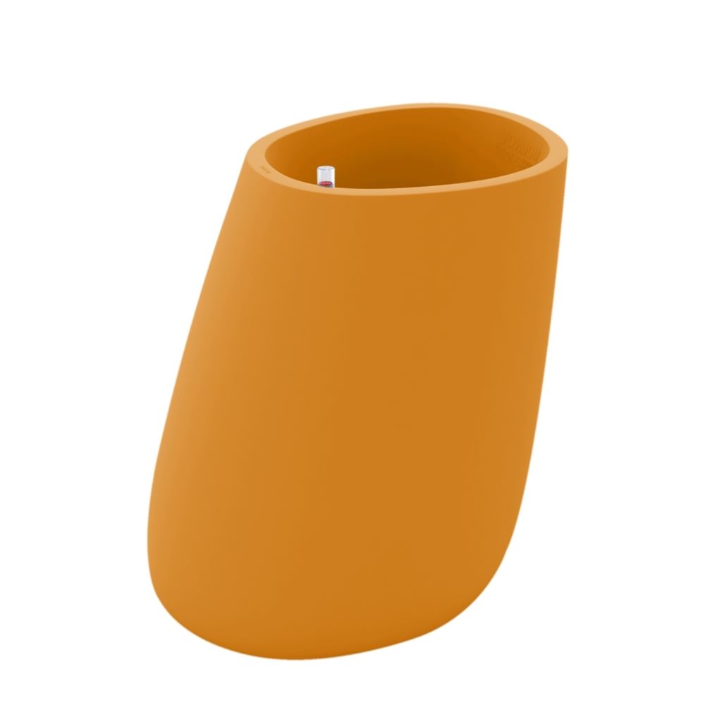 Vondom - Pot de fleurs Stone - 100 - Système d'arrosage - orange - Poterie, bac à fleurs