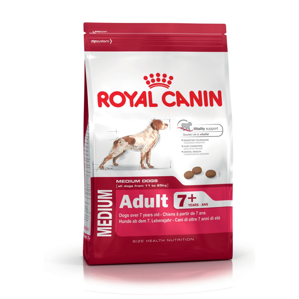 Royal Canin - Royal Canin Chien Medium Adult +7 - Croquettes pour chien