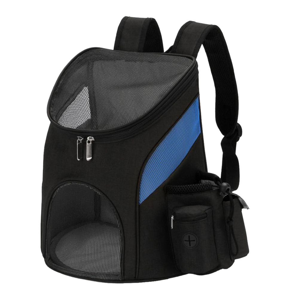 marque generique - Pet Carrier Sac à Dos Réglable Pet Cat Dog Travel Bag Blue Black L - Equipement de transport pour chat