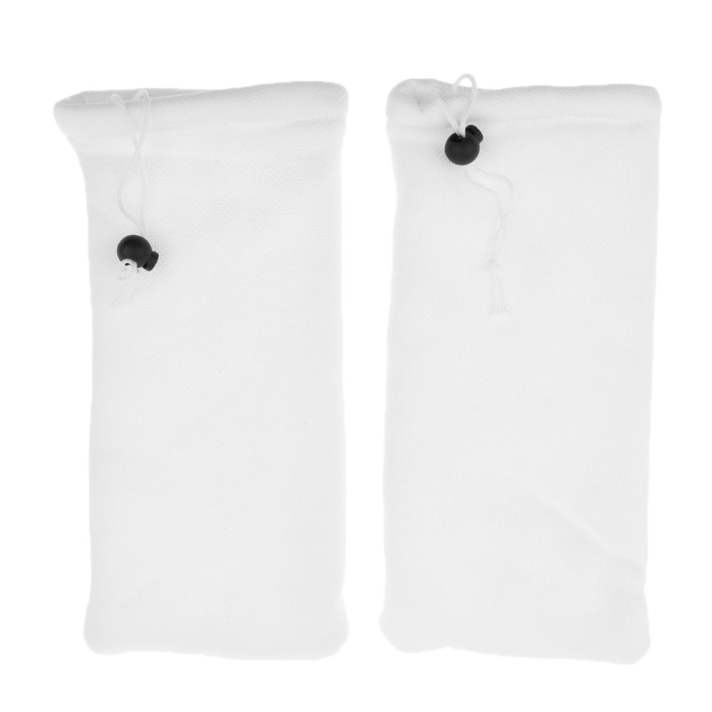 marque generique - 2 pcs blanc aquarium réservoir filtre sacs polyester poisson réservoir filtre chaussette sacs l - Equipement de l'aquarium