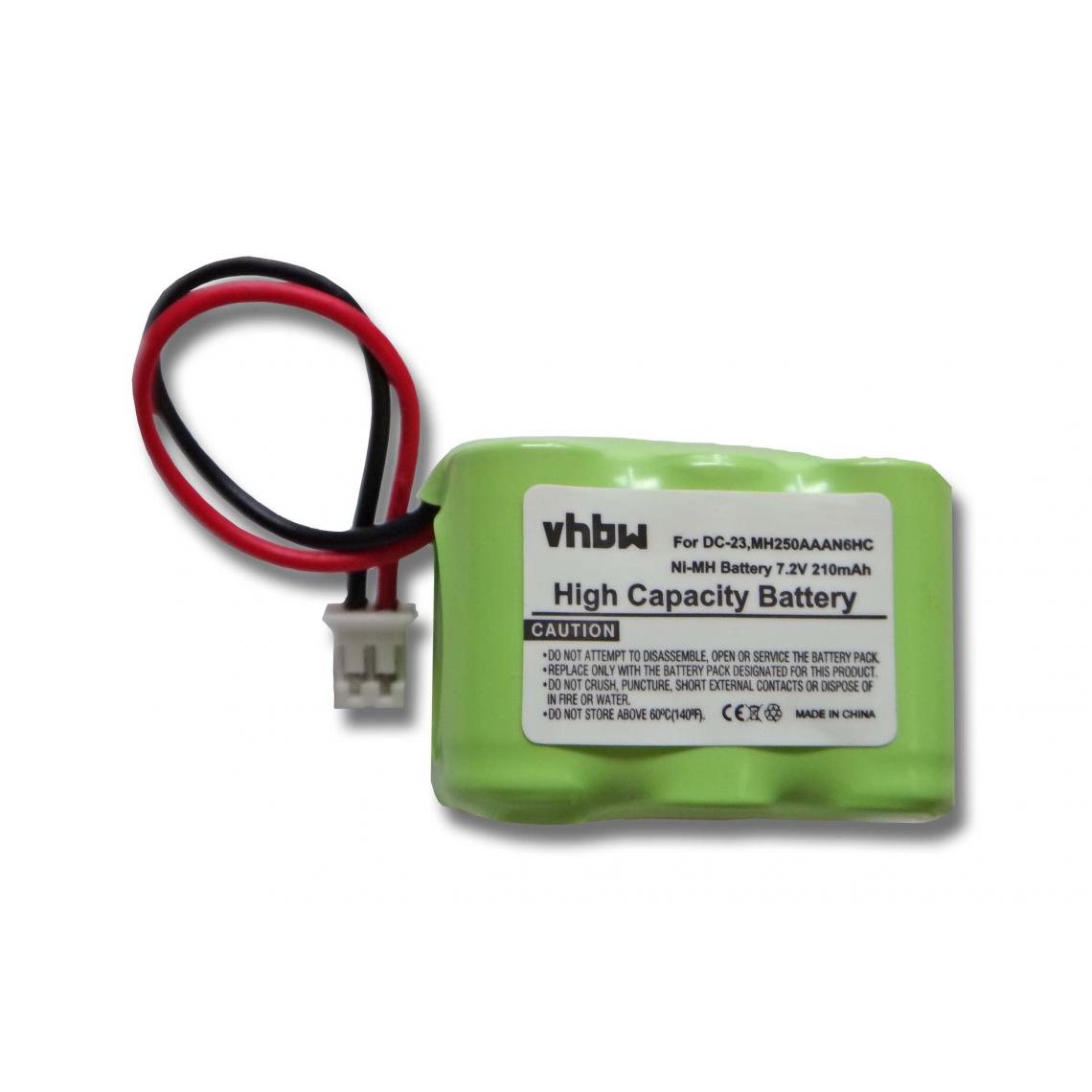 Vhbw - vhbw batterie compatible avec Sportdog Sporthunter SD-800 collier de dressage (210mAh, 7,2V, NiMH) - Collier pour chien
