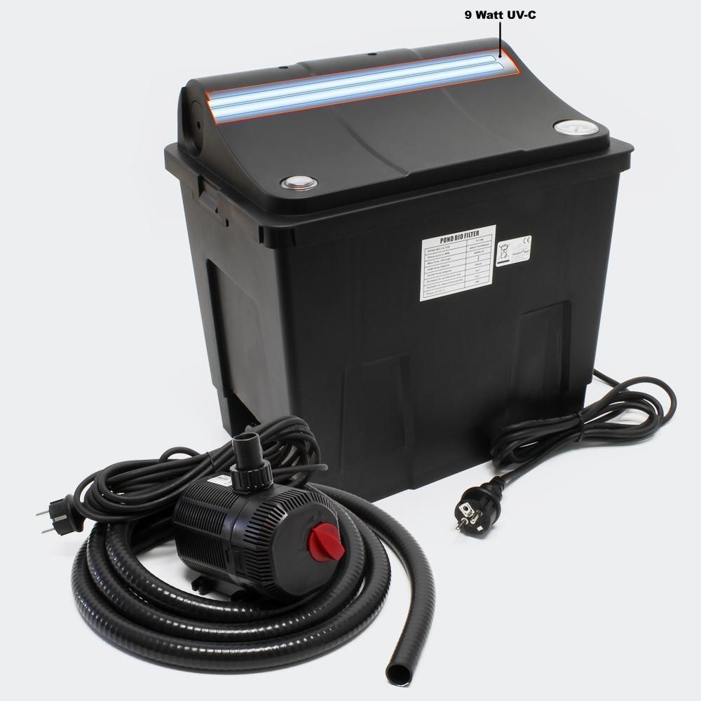 Helloshop26 - Filtre bio système de filtration complet UV + Pompe 4216147 - Bassin poissons