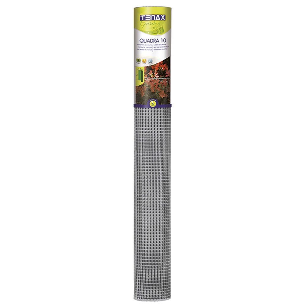 Provence Outillage - Grillage plastique gris Tenax Taille 1 x 5 m - Clôture en PVC