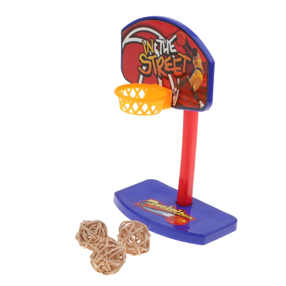 marque generique - Perroquet Jouet D'entraînement Perruche Pet Basket-ball Hoop Trick Prop Ratten Ball - Jouet pour chien
