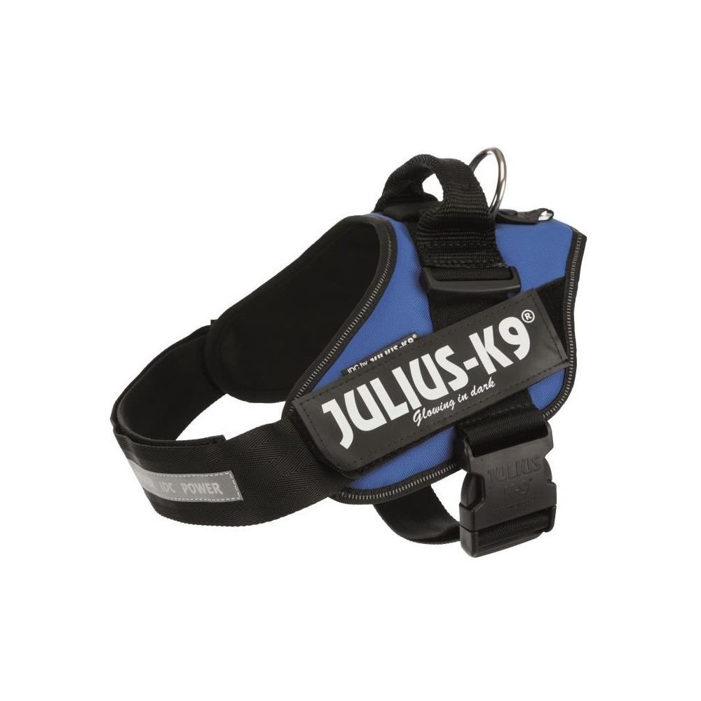 Julius K9 - JULIUS K9 Harnais Power IDC 1L : 6385 cm - 50 mm - Bleu - Pour chien - Equipement de transport pour chien