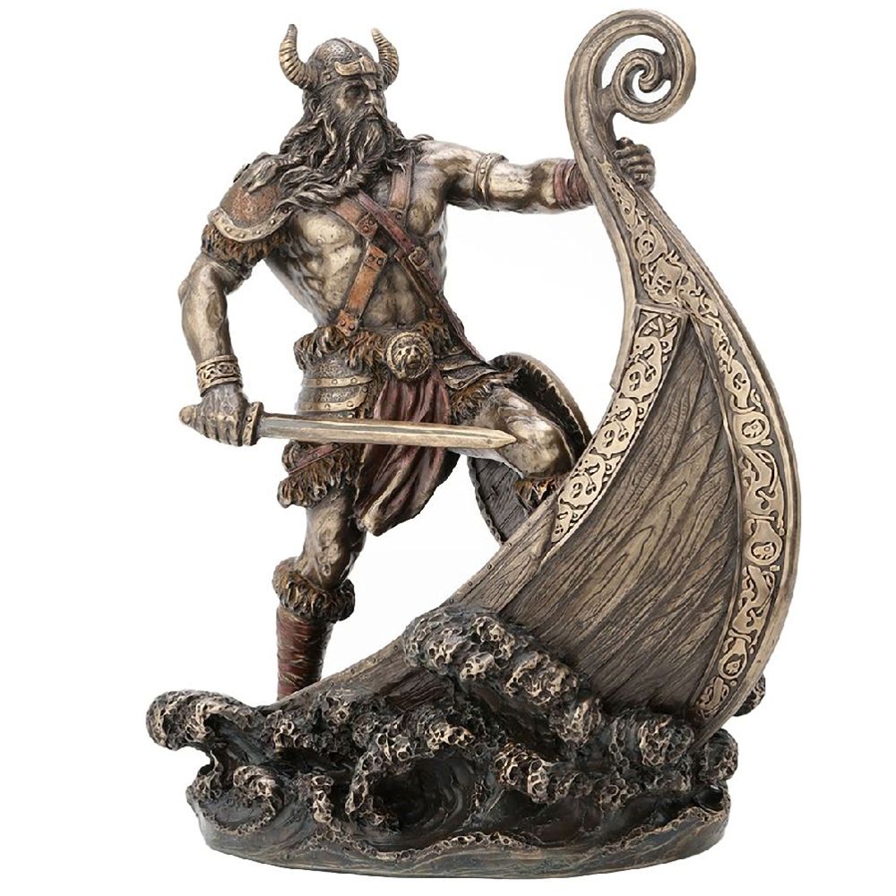Signe - Figurine Guerrier Viking - Petite déco d'exterieur