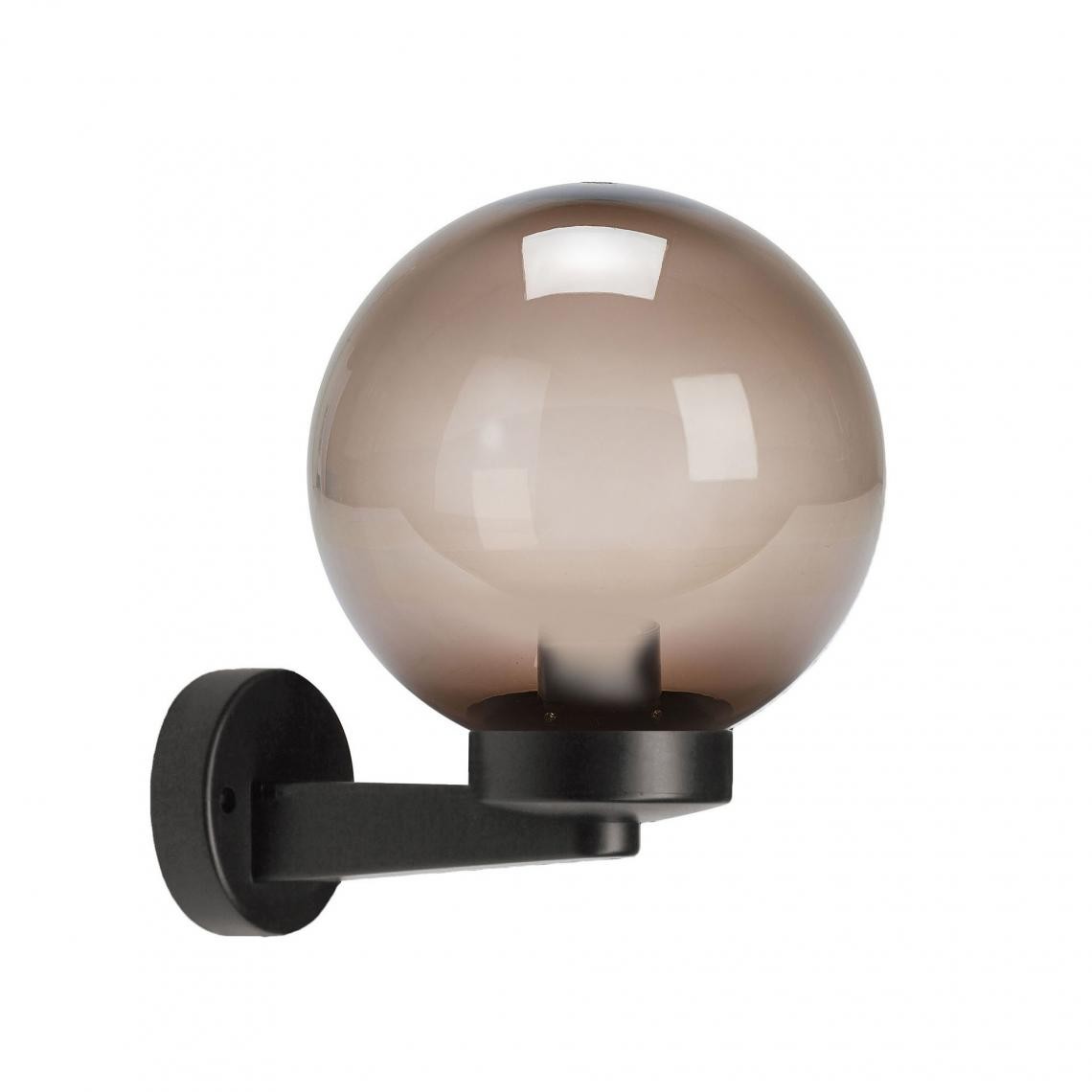 Velamp - Applique avec sphère pour extérieur en PMMA, 200mm, Culot E27, ambré - Applique, hublot