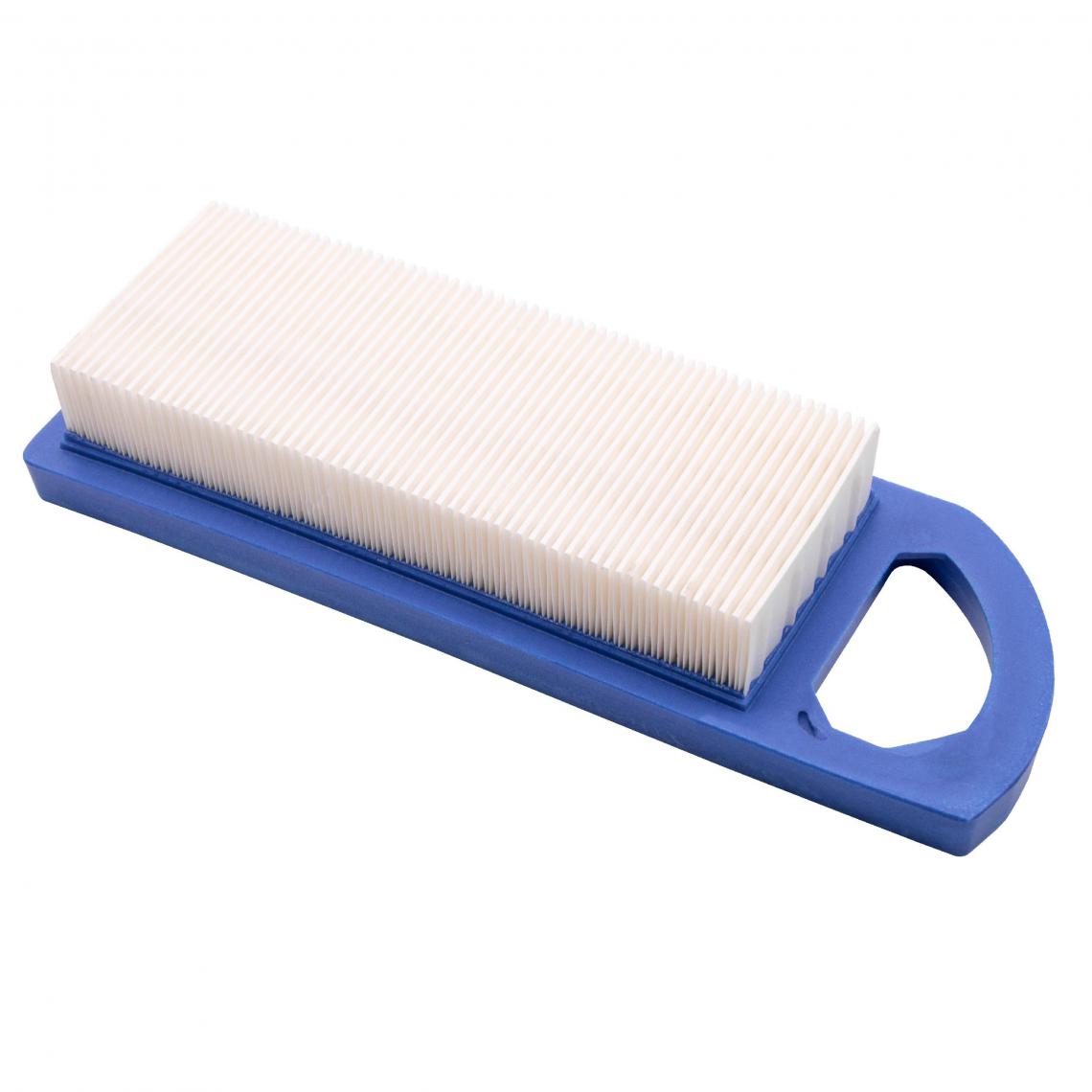 Vhbw - vhbw Filtre à air bleu, blanc compatible avec Briggs & Stratton 284H07, 284H77, 285H77, 286H77, 31E707, 31E777, 31F777, 31G777 tondeuse à gazon - Accessoires tondeuses