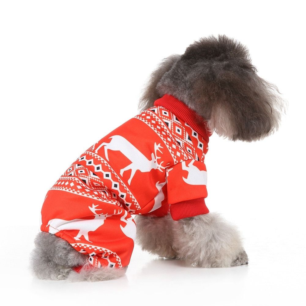 Wewoo - Personnalité de Noël vêtements pour animaux de compagnie habiller de compagnietaille S SDZ78 rouge - Vêtement pour chien