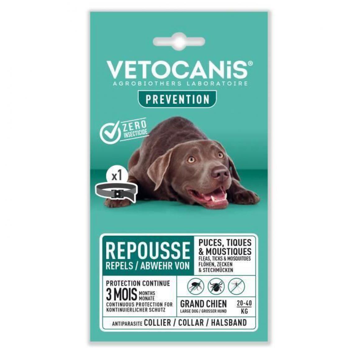Vetocanis - VETOCANIS Collier Antiparasitaire Grand Chien - Anti-parasitaire pour chien
