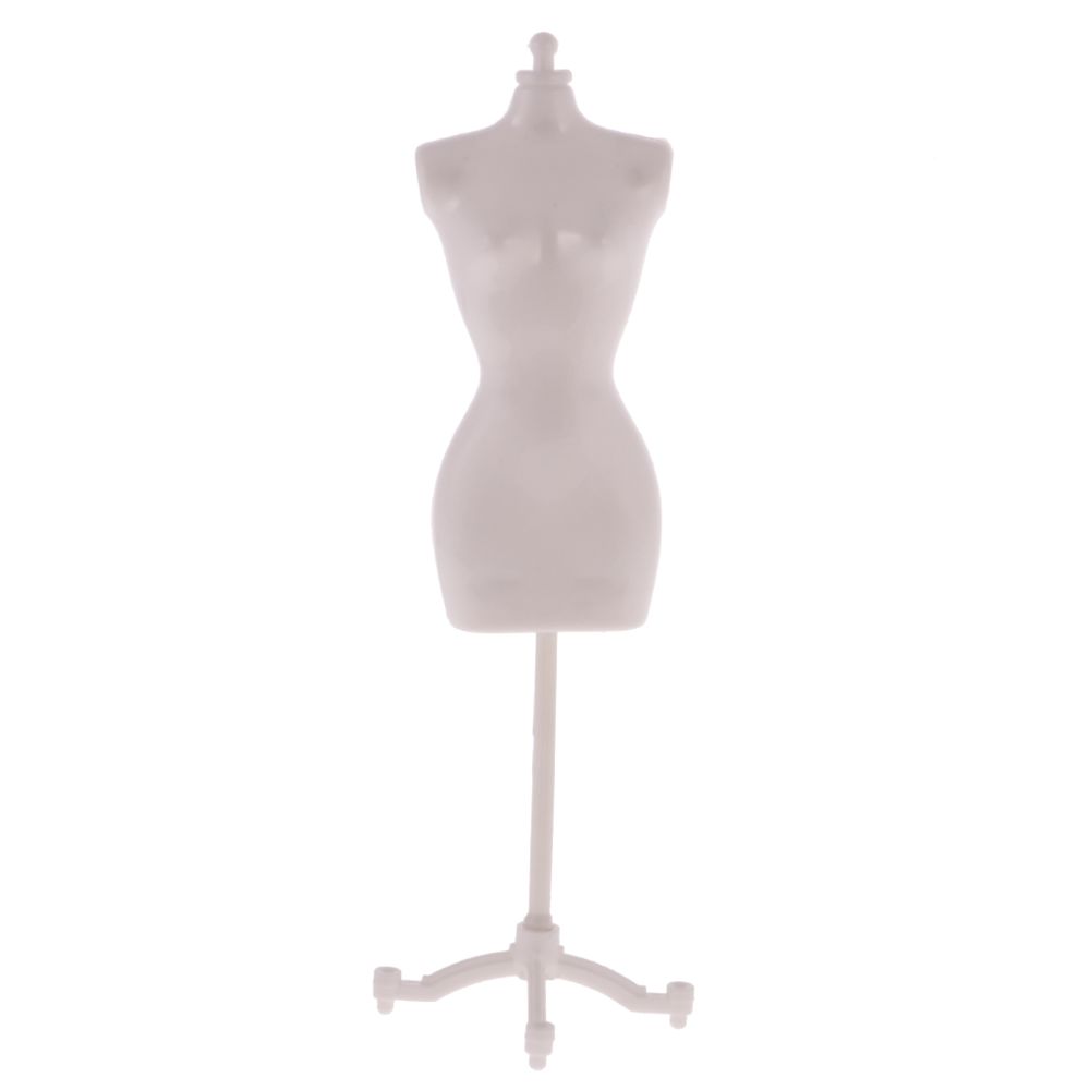 marque generique - présentoir robe mannequin modèle stand pour poupées blanc - Jouet pour chien