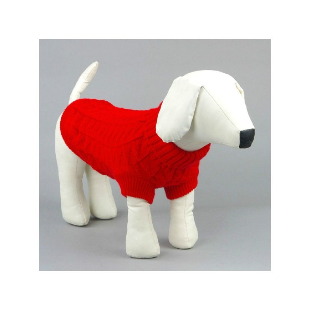 Wewoo - Pull de chien de couleur unie très élastique Teddy Dog ClothesTaille S Rouge - Vêtement pour chien