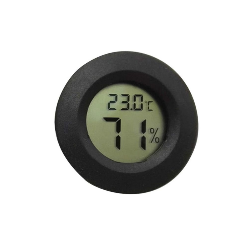 Wewoo - Thermomètre LCD numérique pour aquarium Eau de mer Accessoires terrarium Outil de mesure de la température Noir - Equipement de l'aquarium