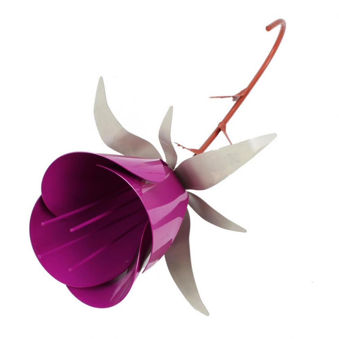 Universal - Éleveur de colibris innovant suspension en métal design floral éleveur de colibris distributeur d'eau avec bouteille de boisson amovible fruit(Violet) - Gamelle pour chien