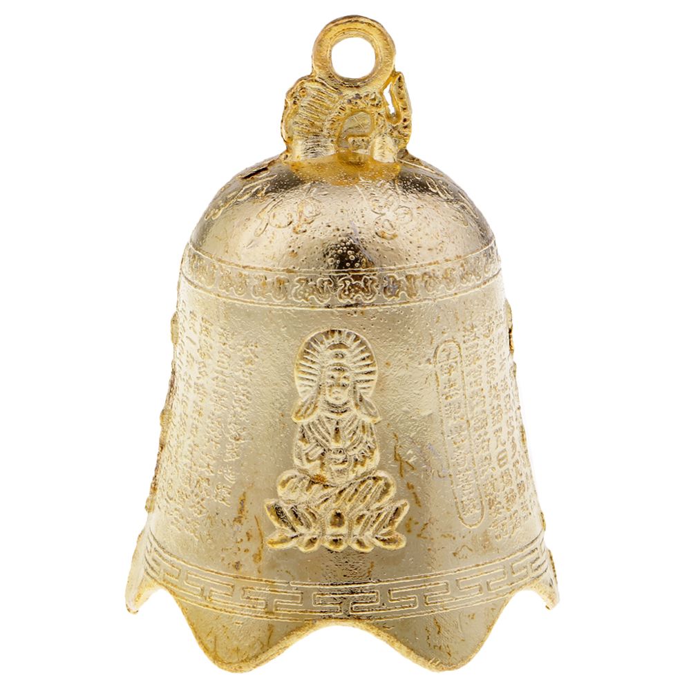 marque generique - cloche métal vent carillon fengshui accueil pendaison décoration mascotte grande - Petite déco d'exterieur