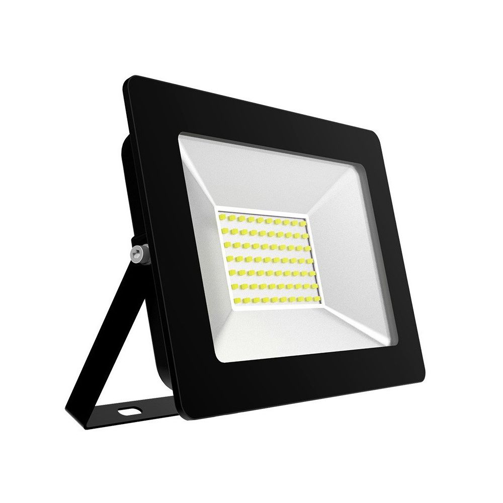 Eclairage Design - Projecteur LED Black IP65 extérieur 50W 4000 lumens (Température de Couleur Blanc froid 6400K) - Spot, projecteur