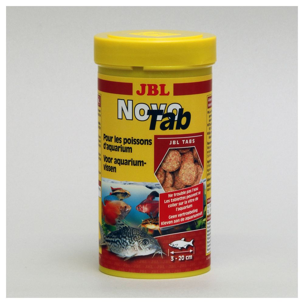 JBL - Aliment en Tablettes Novo Tab pour Poisson d'Aquarium - JBL - 250ml - Alimentation pour poisson