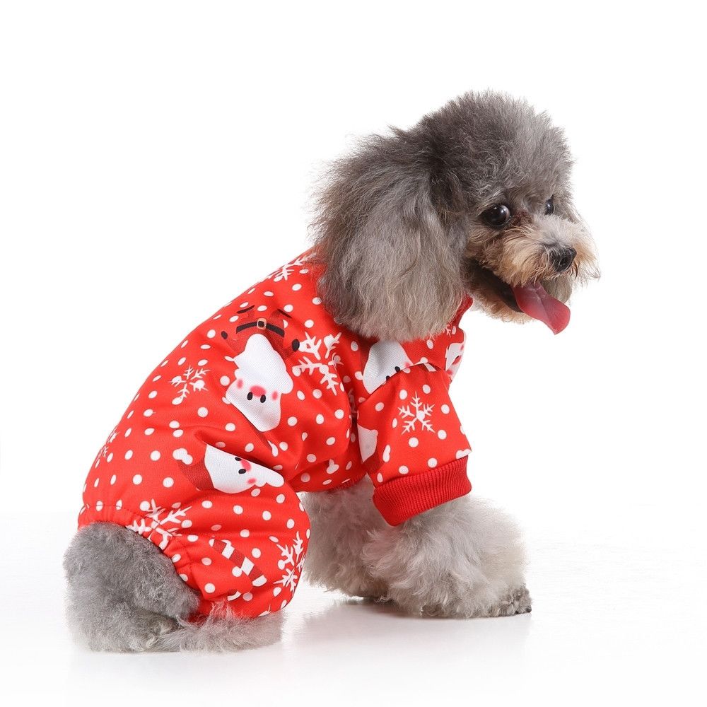 Wewoo - Personnalité pour habiller les animaux de compagnie de Noël vêtements de compagnieTaille L SDZ76A Red - Vêtement pour chien