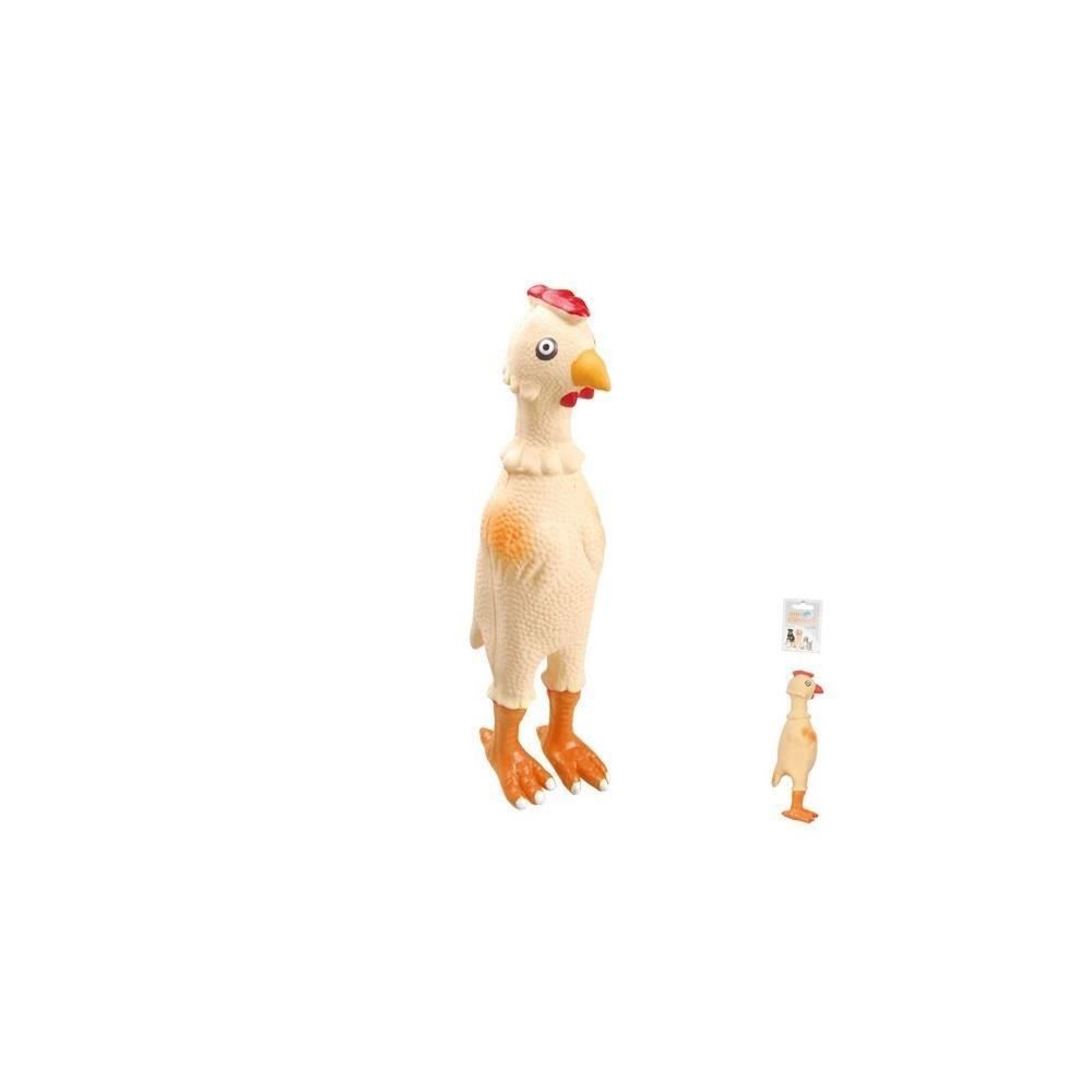 marque generique - Jouet poulet en latex pour chien23cm - Jouet pour chien