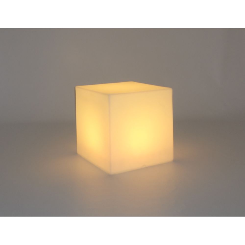 New Garden - Lampe carrée lumineuse solaire CUBY 45 - Eclairage solaire