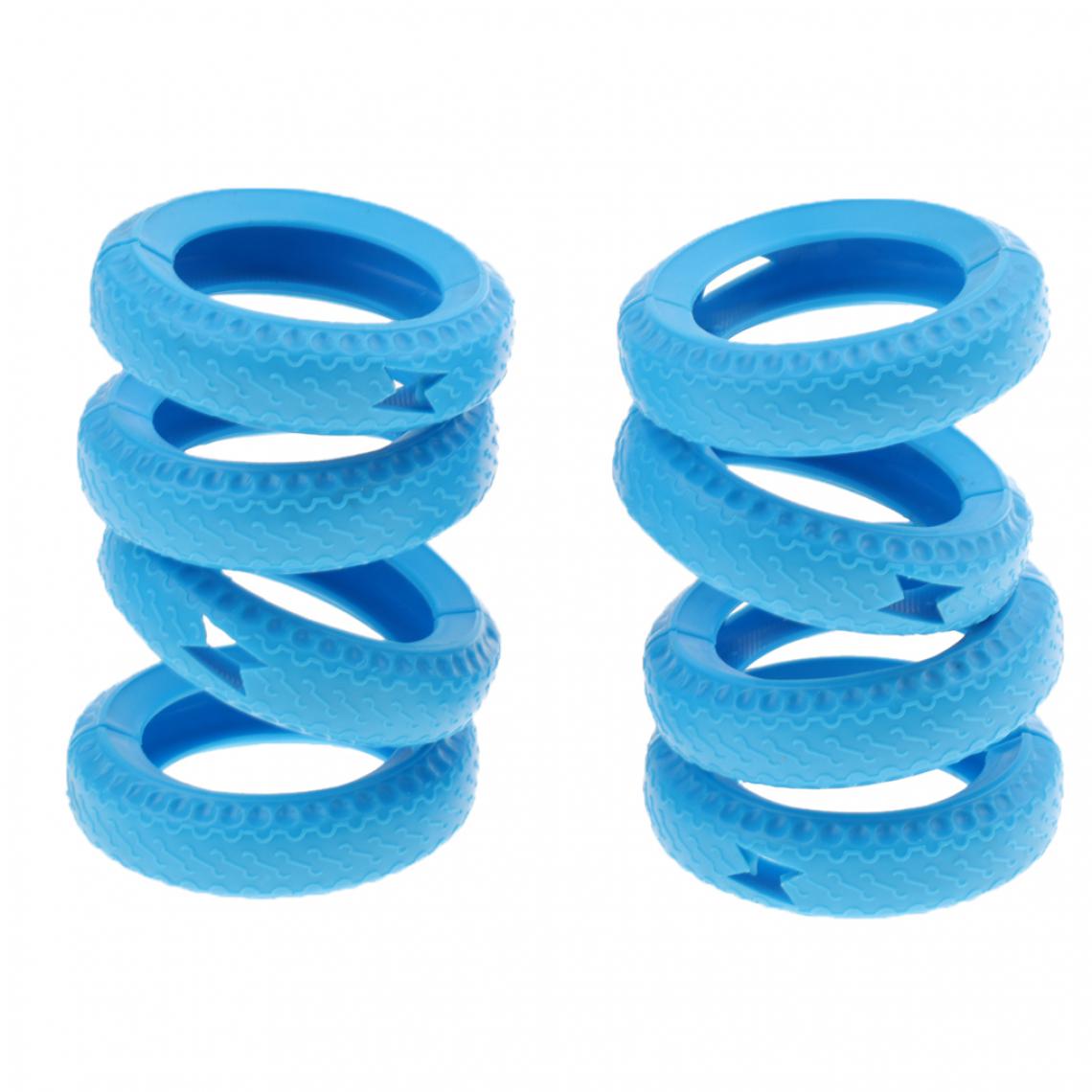 marque generique - 2pcs hamster jouet forage tube tunnel pneu cage accessoires décor bleu - Jouet pour chien