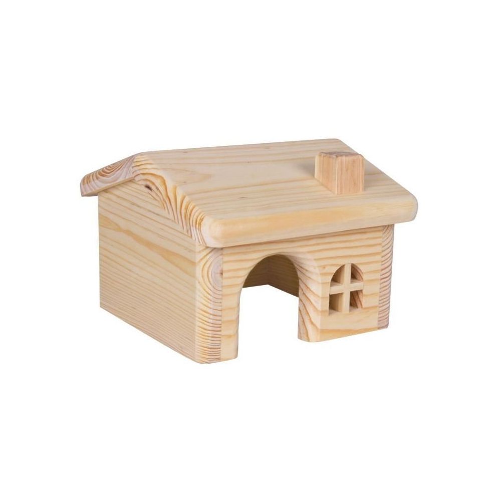 Trixie - TRIXIE Maisonnette en bois pour hamsters/souris 15 × 11 × 15 cm - Soin et hygiène rongeur