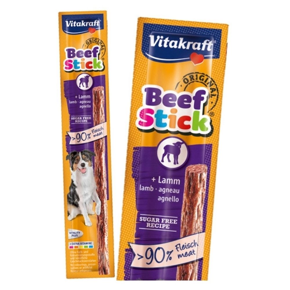 Vitakraft - Vitakraft - Bâton Beef Stick à l'Agneau pour Chien - 50x12g - Friandise pour chien