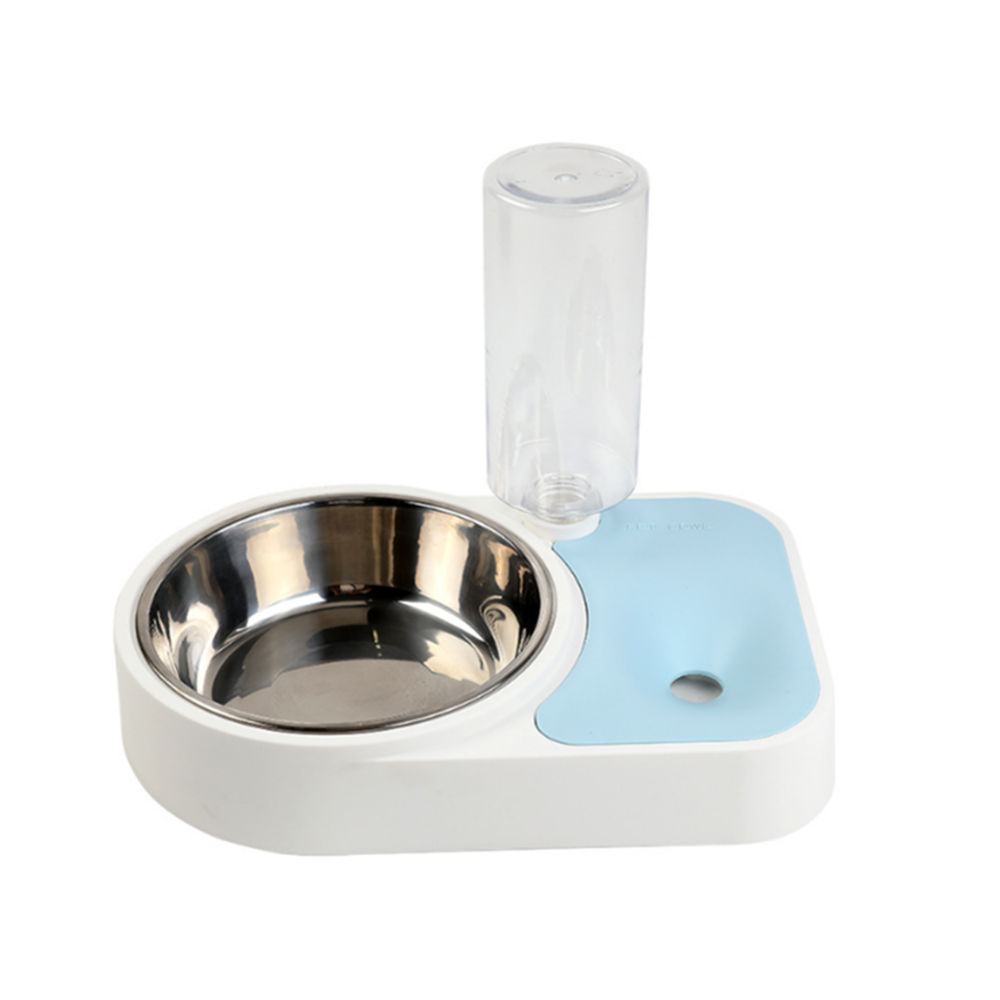 Generic - Gamelle pour chien Pot automatique à double bol pour animaux de compagnie - Bleu - Gamelle pour chat