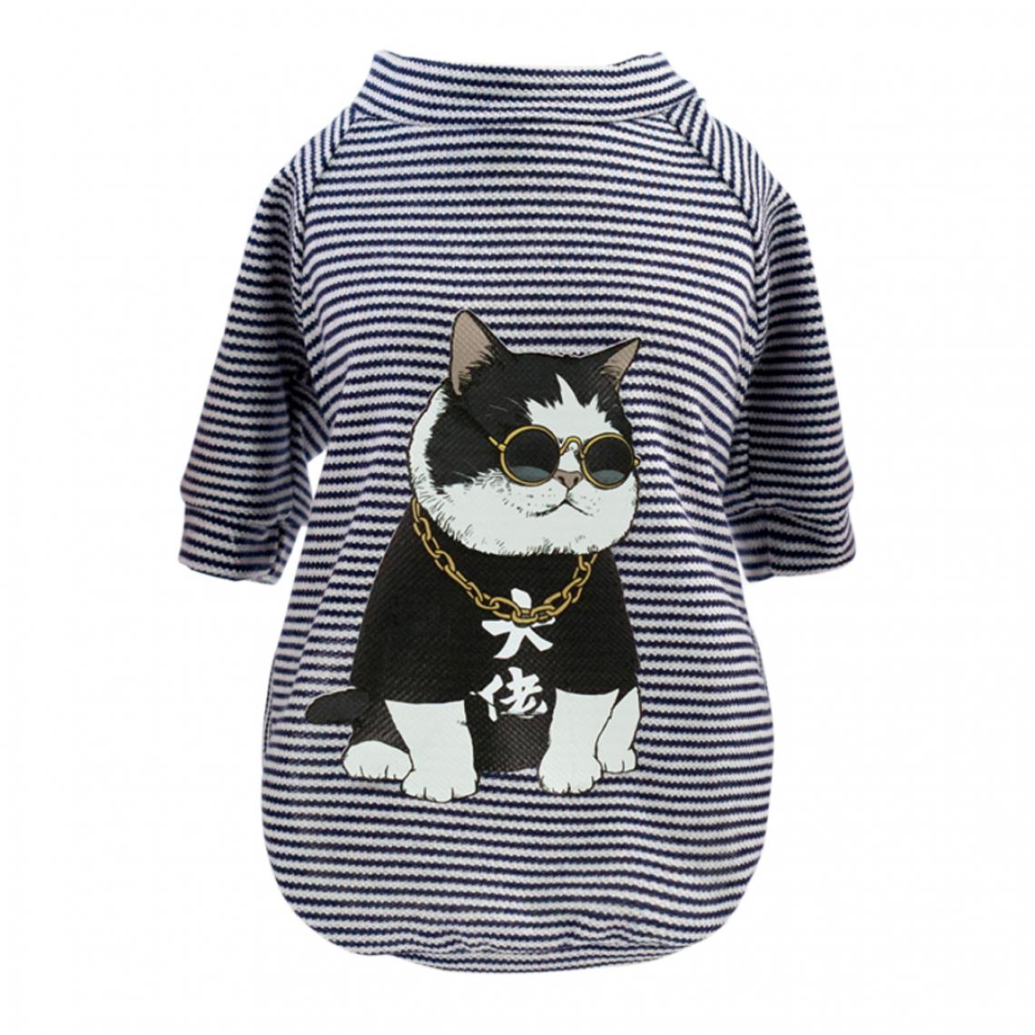 marque generique - 1 pièce vêtements pour chien, vêtements d'été tee-shirt pour petit chien chiot gris l - Vêtement pour chien