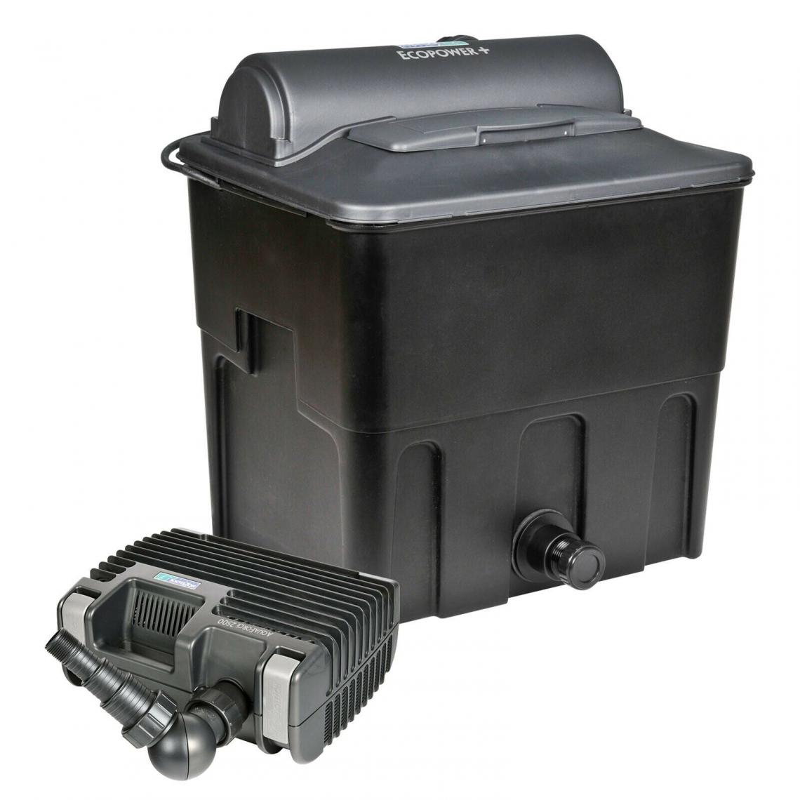 Helloshop26 - Kit filtre de 8000 litres 2500l/h pompe 8 watts clarificateur UV 16_0002372 - Bassin poissons
