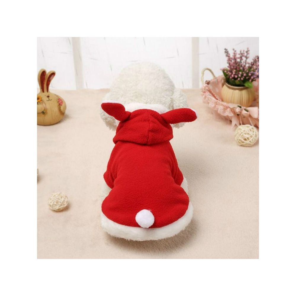 Wewoo - Vêtements pour animaux domestiques chien rose tendre oreilles de lapin vêtementstaille M rouge - Vêtement pour chien