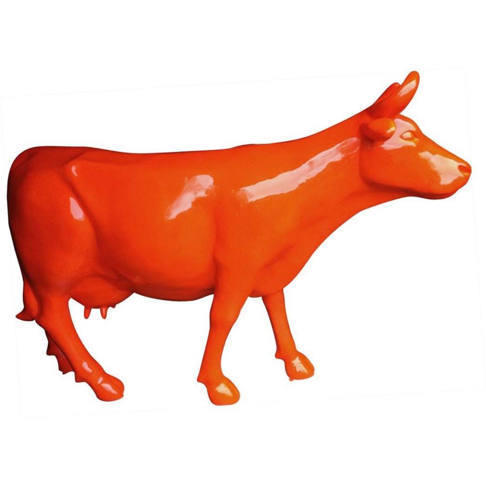 Texartes - Vache colorée en résine 220 cm - Petite déco d'exterieur