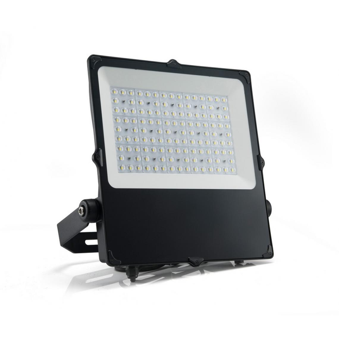 Fan Europe - Projecteur LED Extérieur Noir, IP66 32000lm 6000K 44.5x39.4x5.6cm - Lampadaire