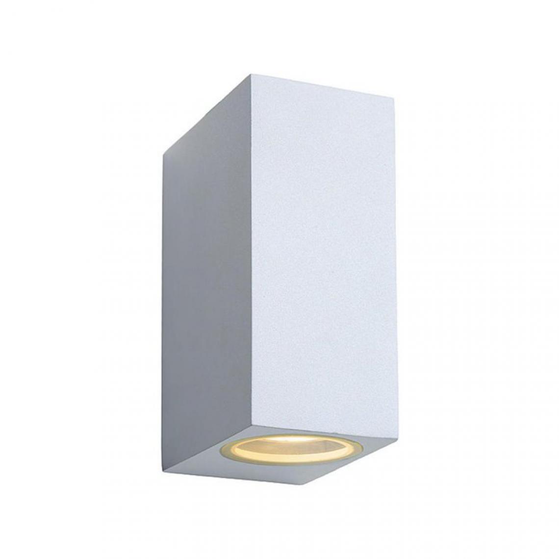 Lucide - ZORA-Applique LED d'extérieur 2 Lumières Métal H15cm Blanc Lucide - designé par Lucide - Applique, hublot