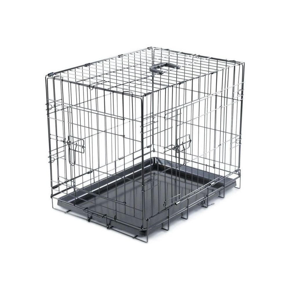 Vadigran - VADIGRAN Cage métallique pliable Classic - 61 x 46 x 51 cm - Noir - Pour chien - Cage pour rongeur