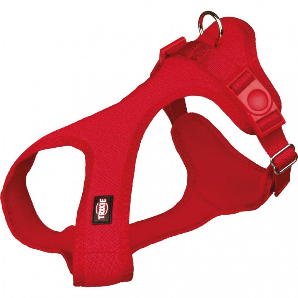 Trixie - TRIXIE Harnais soft S : 33 a 50cm - Rouge - Pour chien - Equipement de transport pour chien