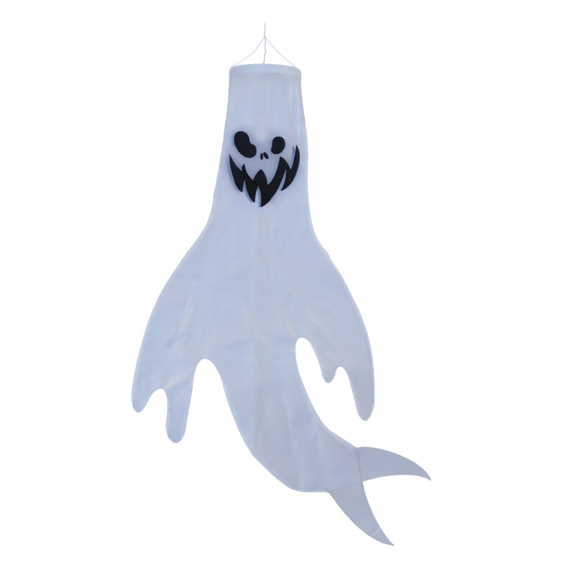 marque generique - Halloween Windsock Ghost Face Windsock Ghost Windsock Flag 110cm-D - Petite déco d'exterieur